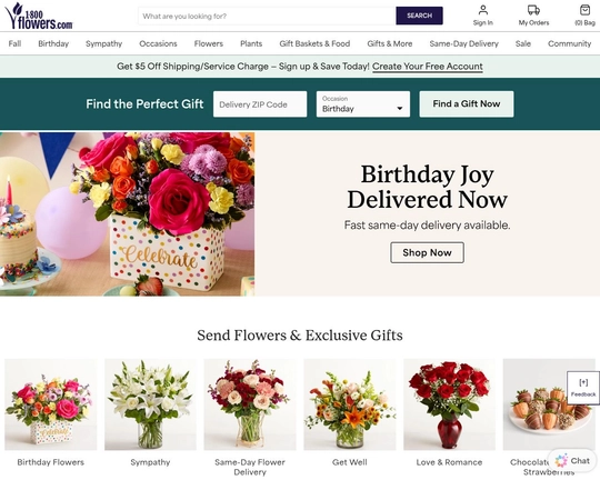 1-800-Flowers: The Digital Florist for Every Occasion Logo