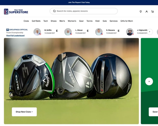 PGA Tour Superstore: Your One-Stop Golf Shop Logo