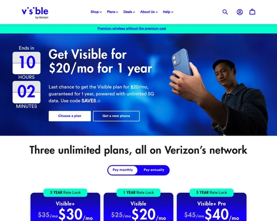 Visible: the digital carrier challenging traditional cell phone plans Logo